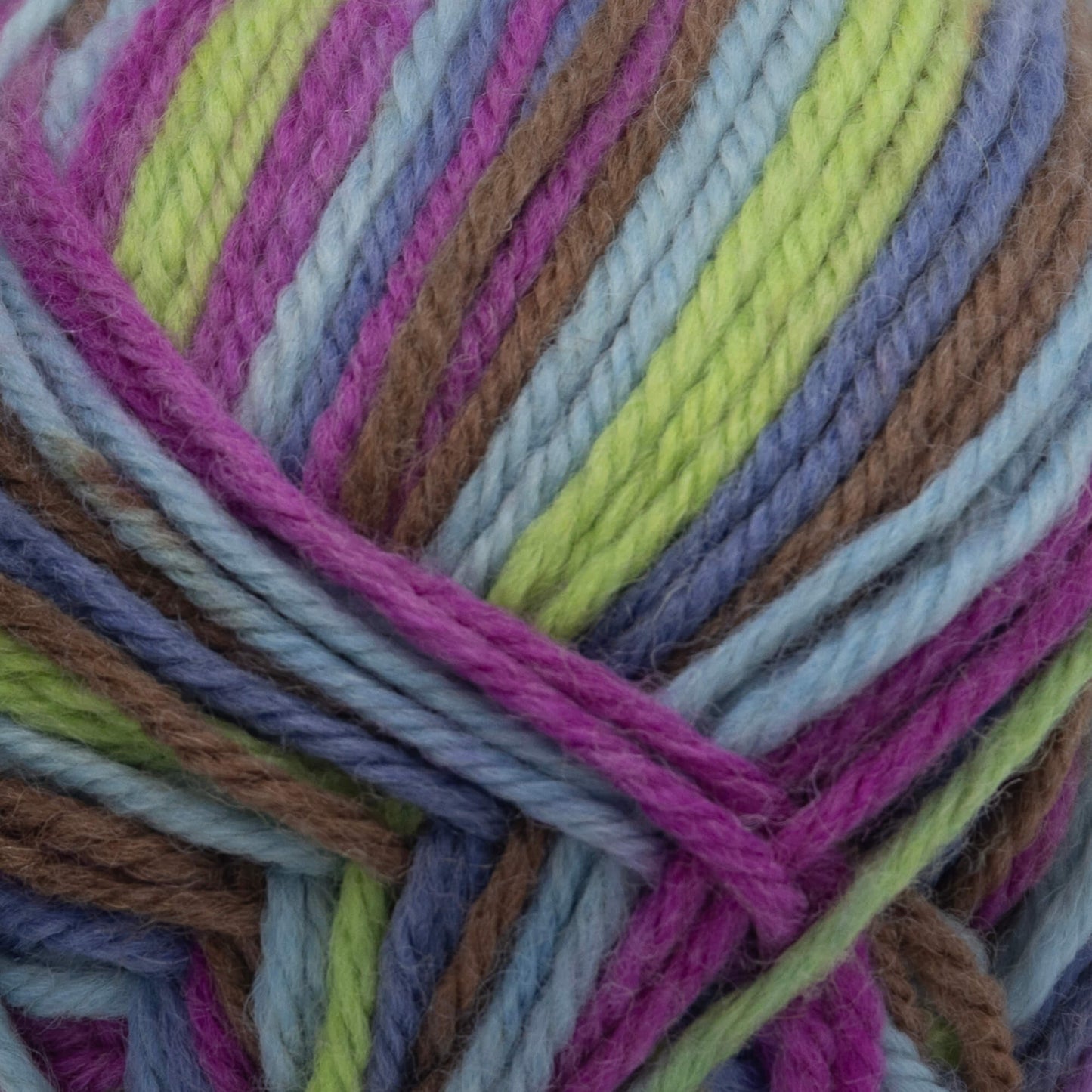Raggsocksgarn i färgen magic (cerise/blå)