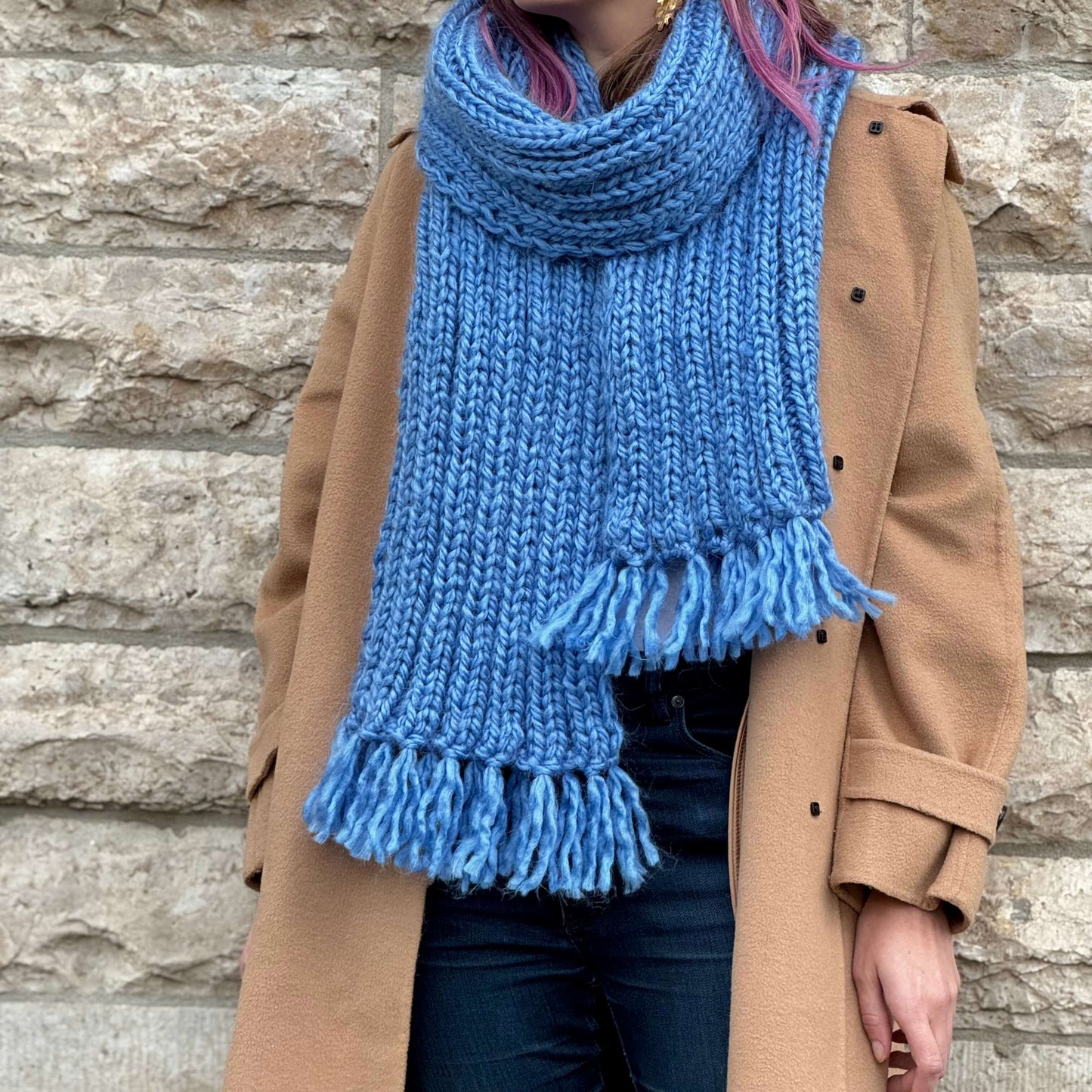 Sassy Scarf | DIY-kit stickning
