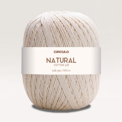 Natural Cotton 4/8 - Bomullsgarn