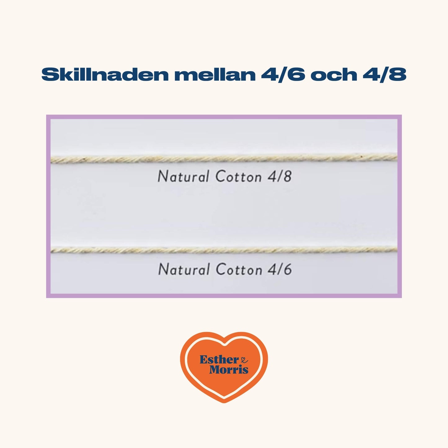 Natural Cotton 4/6 - Bomullsgarn